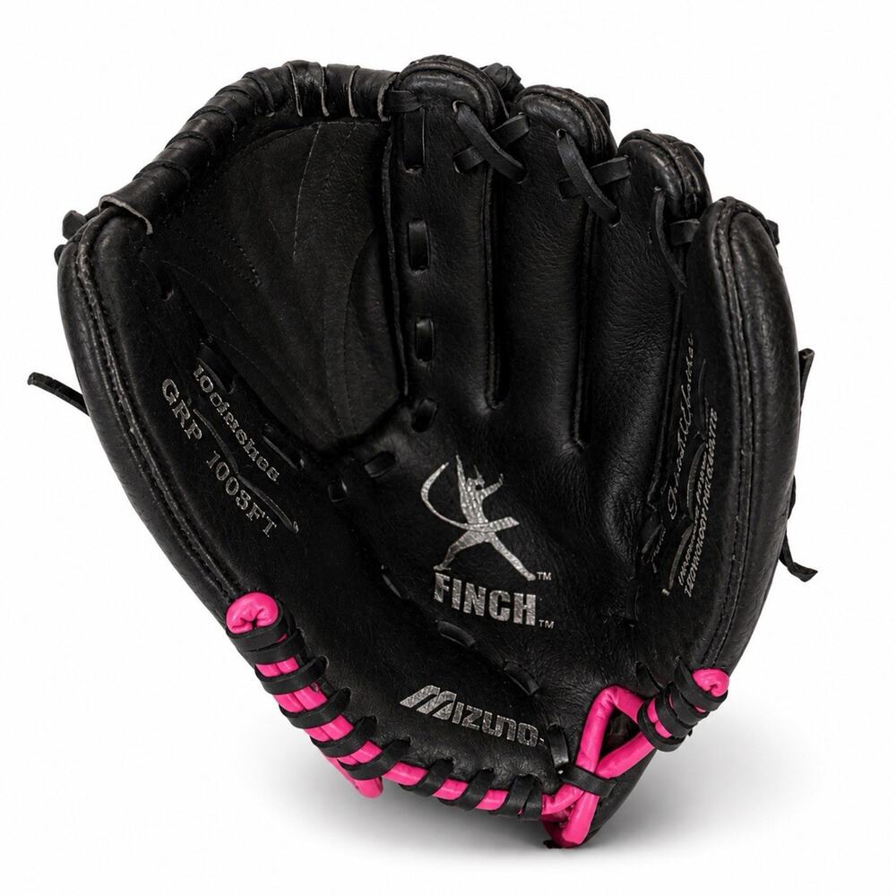 Mizuno 11” Softball Glove GPP 1105F1 Black Pink Finch Adjustable Strap